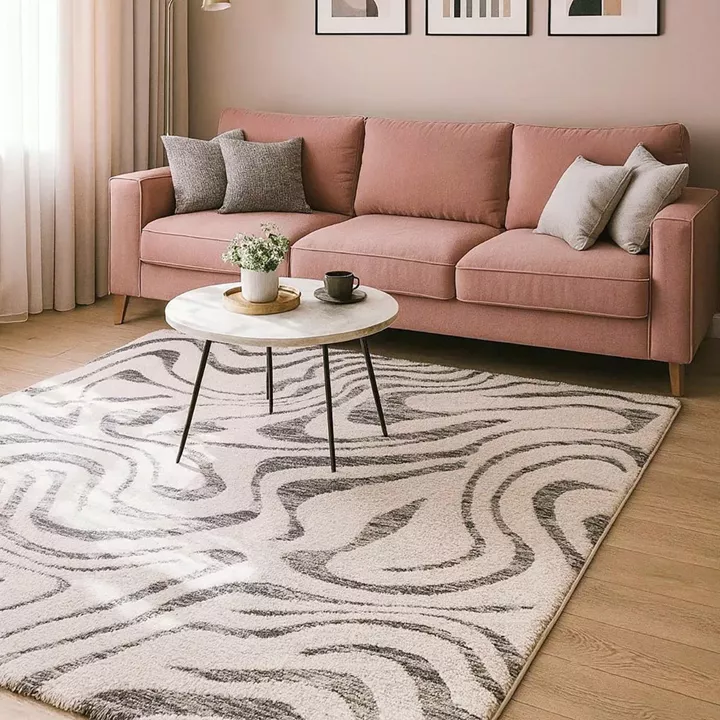 Beauty Home Διάδρομος με το μέτρο Puffy Art 9660 66cm Γκρι