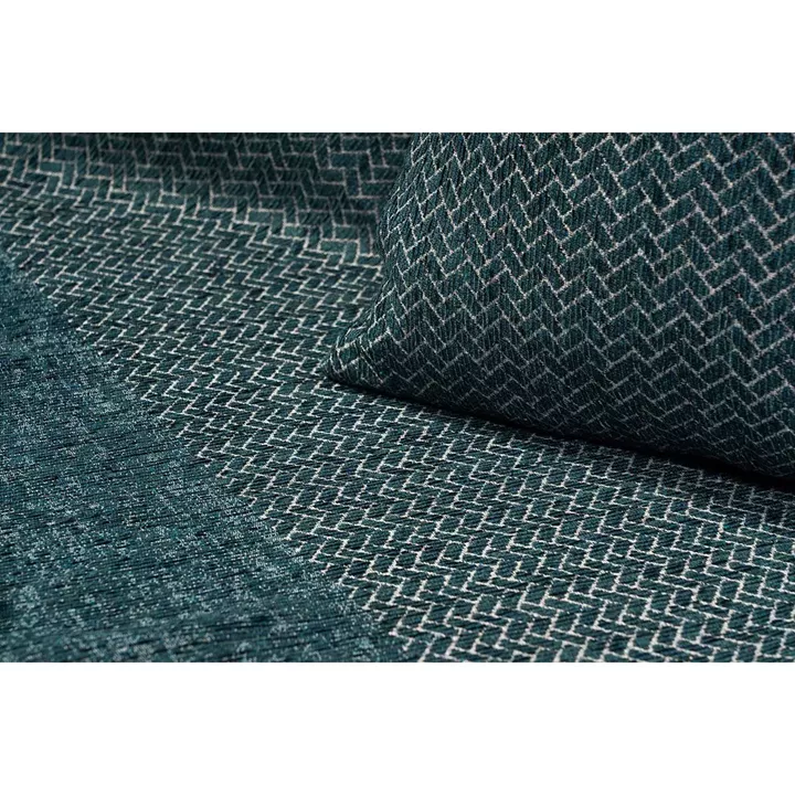 Beauty Home Ριχτάρια σετ 2τμχ Art 8638 (170x240+170x290) Πετρόλ