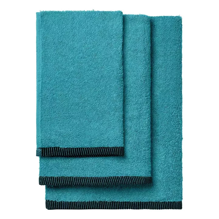 Beauty Home Σετ πετσέτες Art 3456 Σετ 3τμχ Πετρόλ