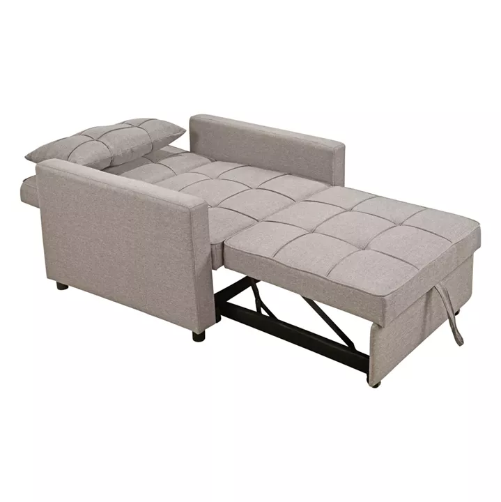 ARMCHAIR-BED MERO HM3306.03 BEIGE FABRIC 98x85x88Hcm.