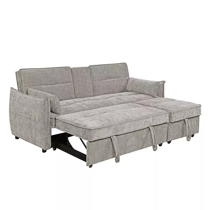 SOFABED 2-SEATER VELAR HM3305.03 BEIGE FABRIC 208x86x85Hcm.