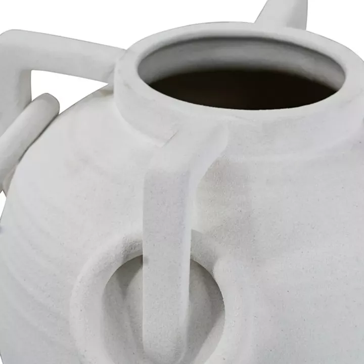 Artekko Candia Λευκό Κεραμικό Βάζο (28x28x39.5)cm