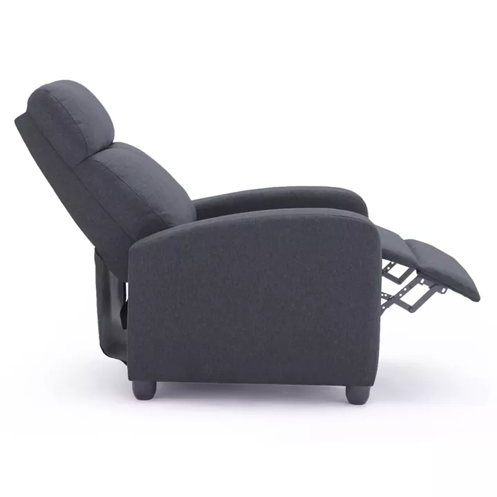 ARMCHAIR WITH PUSH-BACK RELAX MECHANISM DROSEN HM3299.01 GREY FABRIC 68.5x86x100Hcm.