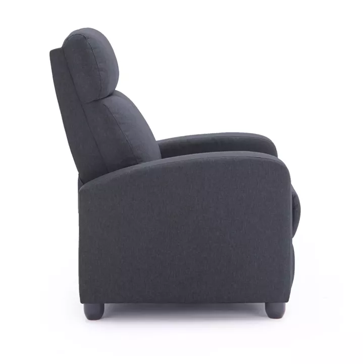 ARMCHAIR WITH PUSH-BACK RELAX MECHANISM DROSEN HM3299.01 GREY FABRIC 68.5x86x100Hcm.