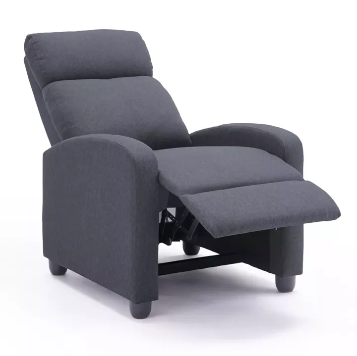 ARMCHAIR WITH PUSH-BACK RELAX MECHANISM DROSEN HM3299.01 GREY FABRIC 68.5x86x100Hcm.