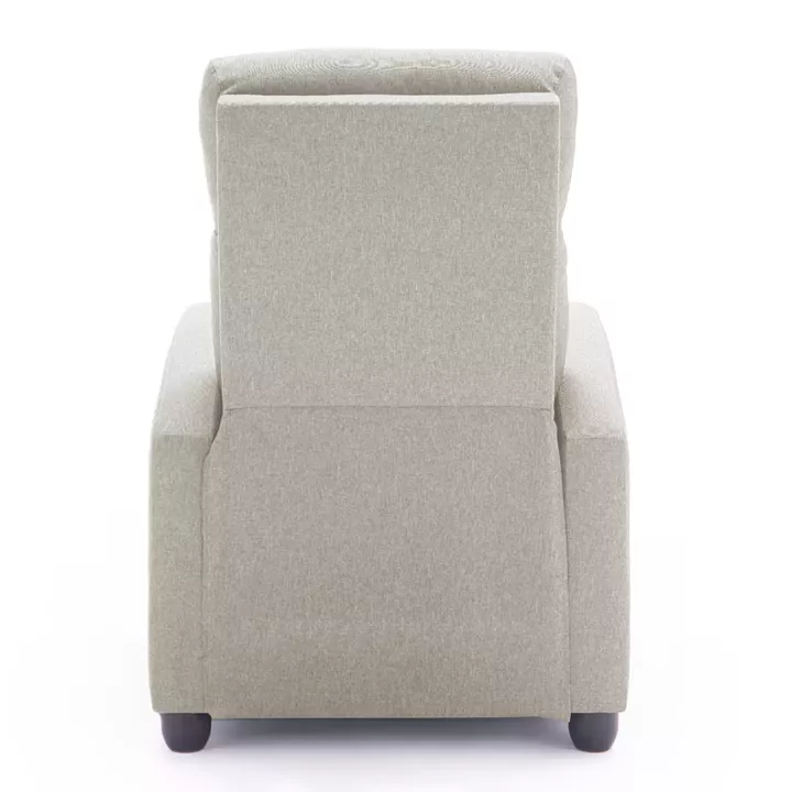 ARMCHAIR WITH PUSH-BACK RELAX MECHANISM DROSEN HM3299.03 BEIGE FABRIC 68.5x86x100Hcm.