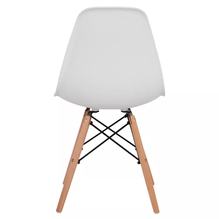 DINING CHAIR 2PCS TWIST HM8460.21 WHITE PP--BEECH WOOD 46x50x82Hcm.