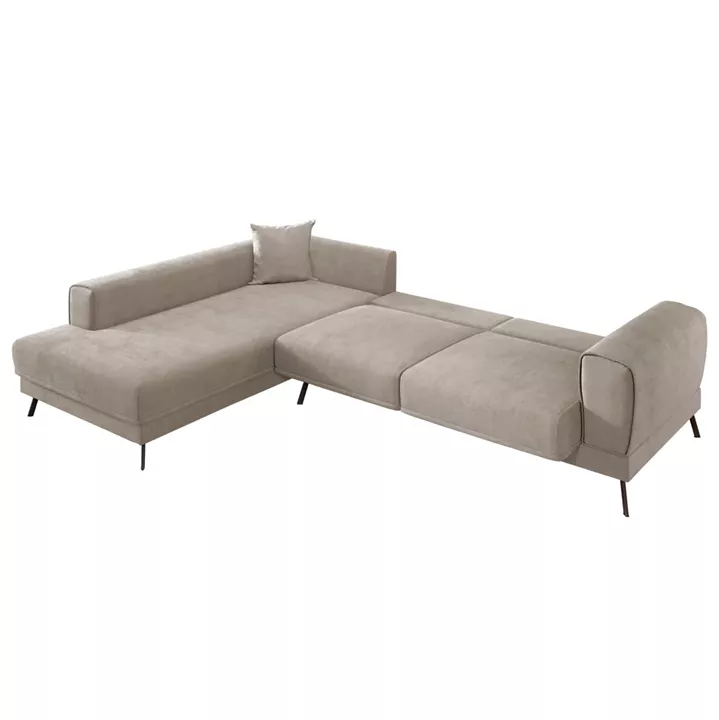 CORNER SOFABED (LEFT) ZENORA HM3337.03L BEIGE FABRIC 304x212x80Hcm