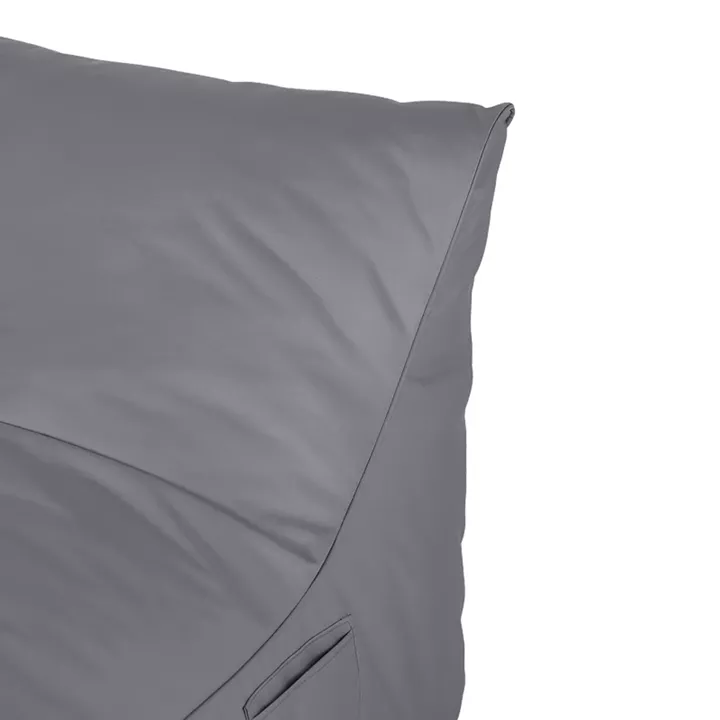 Πουφ ξαπλώστρα Otenda pakoworld αδιάβροχο σε ανθρακί απόχρωση 67x110x65εκ