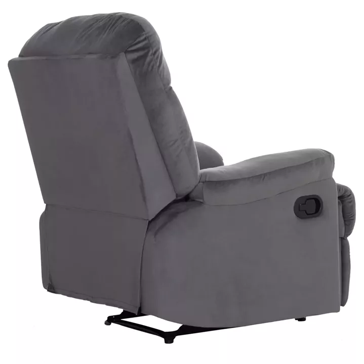 ΠΟΛΥΘΡΟΝΑ RELAX BRAYLEN HM3298.01 ΓΚΡΙ ΒΕΛΟΥΔΟ 85x90x95Υεκ.