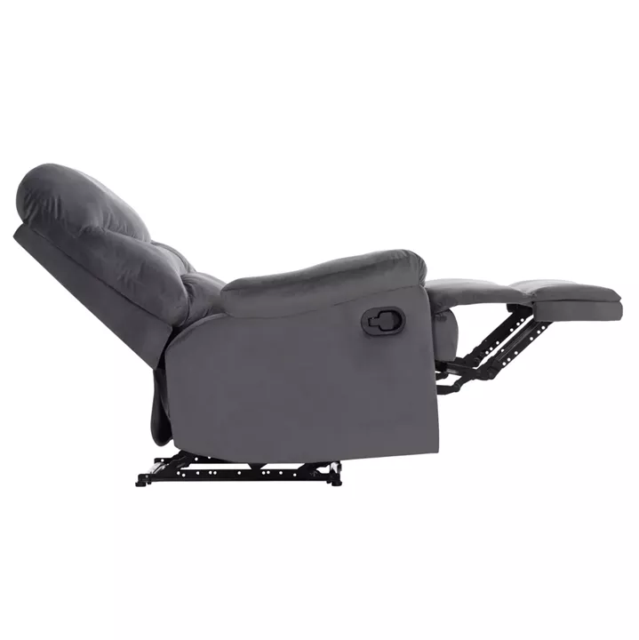 ΠΟΛΥΘΡΟΝΑ RELAX BRAYLEN HM3298.01 ΓΚΡΙ ΒΕΛΟΥΔΟ 85x90x95Υεκ.