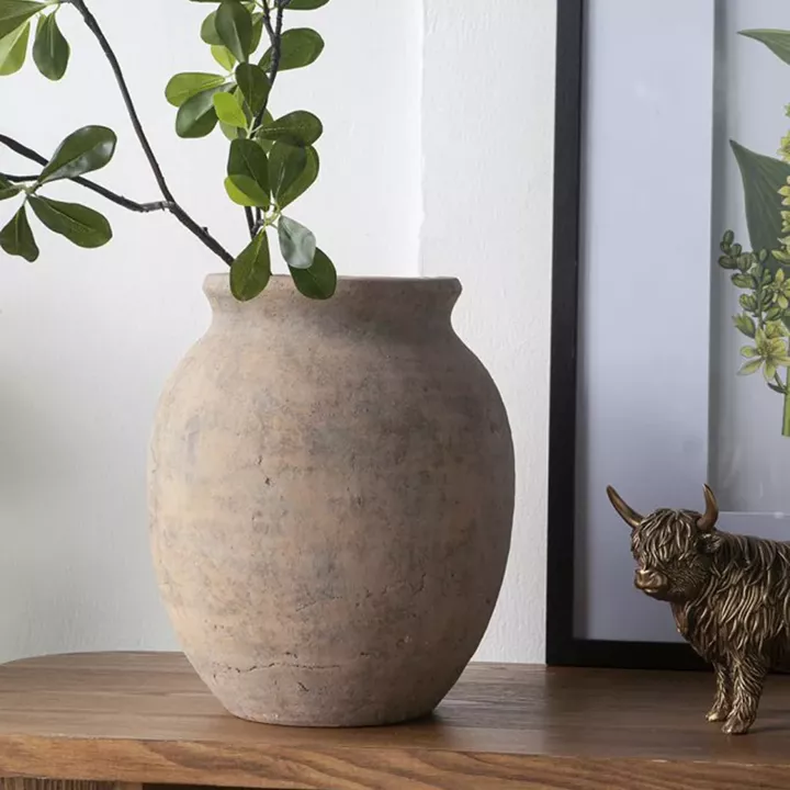 Artekko Antique Βάζο από Τερακότα (27x27x33)cm