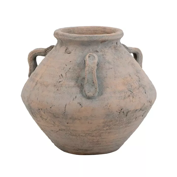 Artekko Antique Βάζο από Τερακότα (25x25x22.5)cm