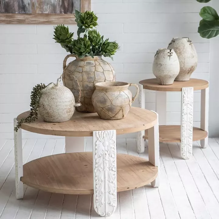 Artekko Antique Κεραμικό Βάζο σε Καφέ Αποχρώσεις (26.5x23x19)cm