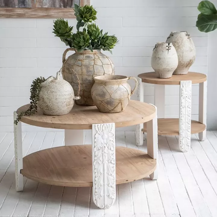 Artekko Antique Κεραμικό Βάζο σε Μπεζ Αποχρώση (19x19x24)cm