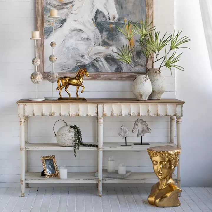 Artekko Antique Κεραμικό Βάζο σε Μπεζ Αποχρώση (24.2x24.2x31.5)cm