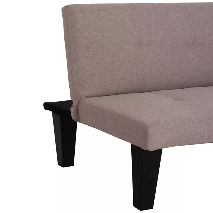 ΚΑΝΑΠΕΣ ΚΡΕΒΑΤΙ 2-ΘΕΣΙΟΣ KORO HM3304.04 ΜΠΕΖ PU ΔΕΡΜΑ 165x75x64Υεκ