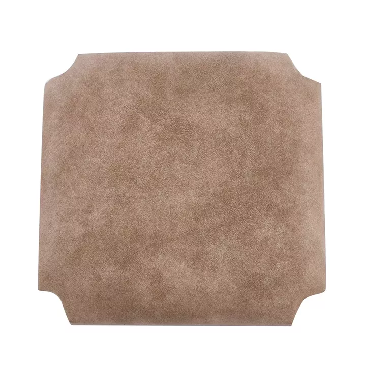 ΤΑΠΕΤΣΑΡΙΑ Σκαμπό Καφενείου, Ύφασμα Suede Μπεζ