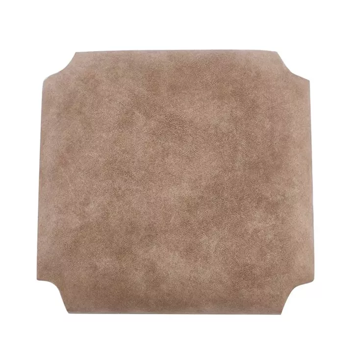 ΤΑΠΕΤΣΑΡΙΑ Σκαμπό Καφενείου, Ύφασμα Suede Μπεζ