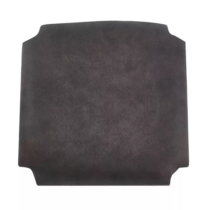 ΤΑΠΕΤΣΑΡΙΑ Σκαμπό Καφενείου, Ύφασμα Suede Ανθρακί