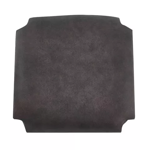 ΤΑΠΕΤΣΑΡΙΑ Σκαμπό Καφενείου, Ύφασμα Suede Ανθρακί