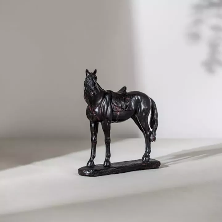 Artekko Horse Καφέ Διακοσμητικό Άλογο Ρητίνης (23.1x10.2x24.1)cm