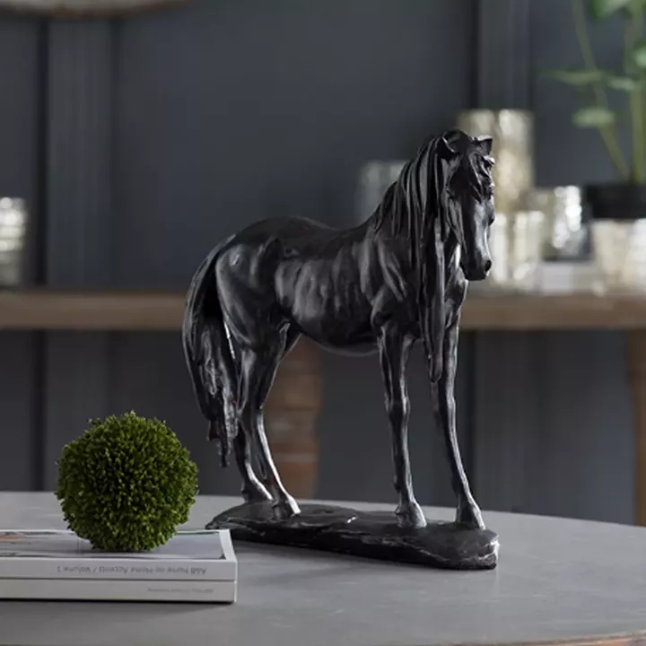 Artekko Horse Καφέ Διακοσμητικό Άλογο Ρητίνης (23.1x10.2x24.1)cm