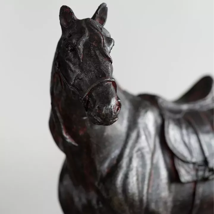 Artekko Horse Καφέ Διακοσμητικό Άλογο Ρητίνης (23.1x10.2x24.1)cm