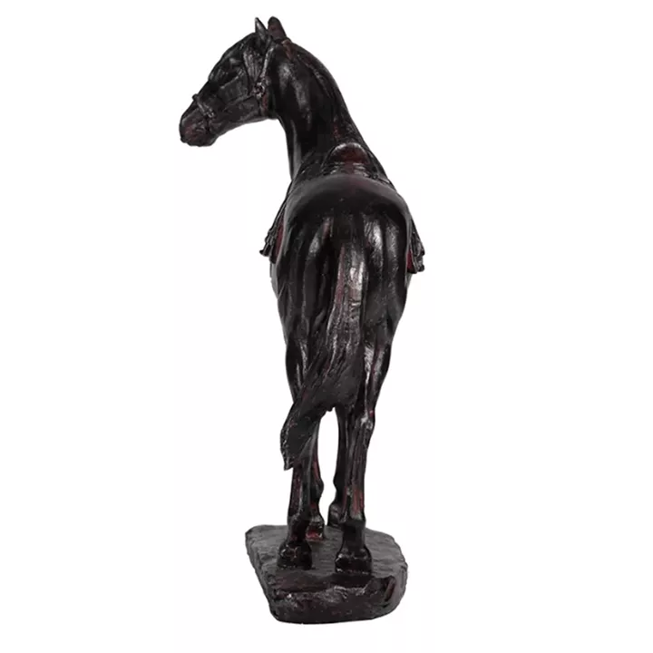 Artekko Horse Καφέ Διακοσμητικό Άλογο Ρητίνης (23.1x10.2x24.1)cm