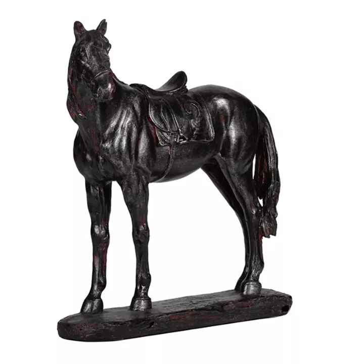 Artekko Horse Καφέ Διακοσμητικό Άλογο Ρητίνης (23.1x10.2x24.1)cm