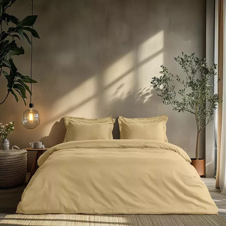 Beauty Home Σετ παπλωματοθήκη μονή Art 1700 Harmony 170x250 Κρεμ