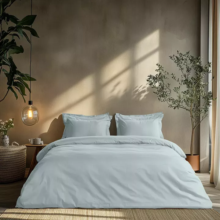 Beauty Home Σετ σεντόνια υπέρδιπλα με λάστιχο Art 1700 Harmony 170x200+30 Γαλάζιο