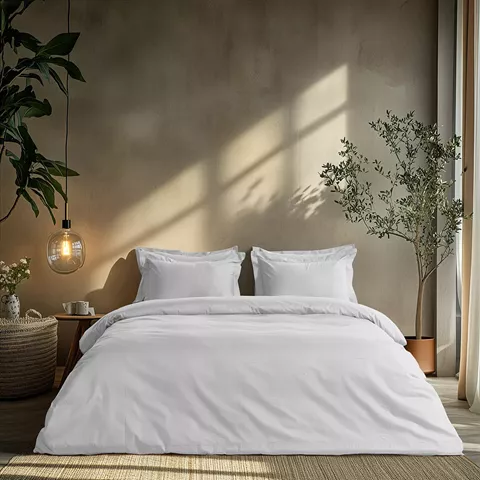 Beauty Home Σετ σεντόνια υπέρδιπλα με λάστιχο Art 1700 Harmony 170x200+30 Λευκό