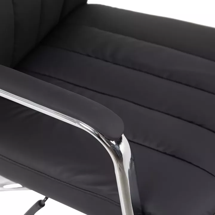 Καρέκλα γραφείου διευθυντή Morales pakoworld pu μαύρο 60x70x118-124εκ