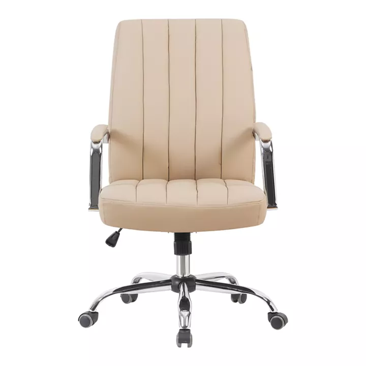 Καρέκλα γραφείου διευθυντή Mido pakoworld pu cappuccino 58x71x100-106εκ