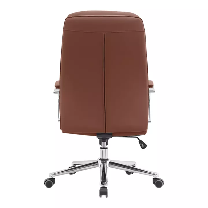 Καρέκλα γραφείου διευθυντή Normie pakoworld pu καφέ 58x65x103-111εκ