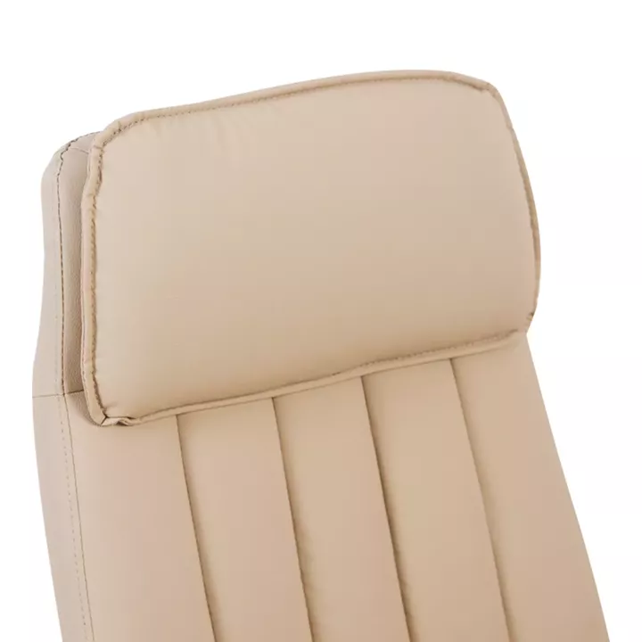 Καρέκλα γραφείου διευθυντή Morales pakoworld pu cappuccino 60x70x118-124εκ