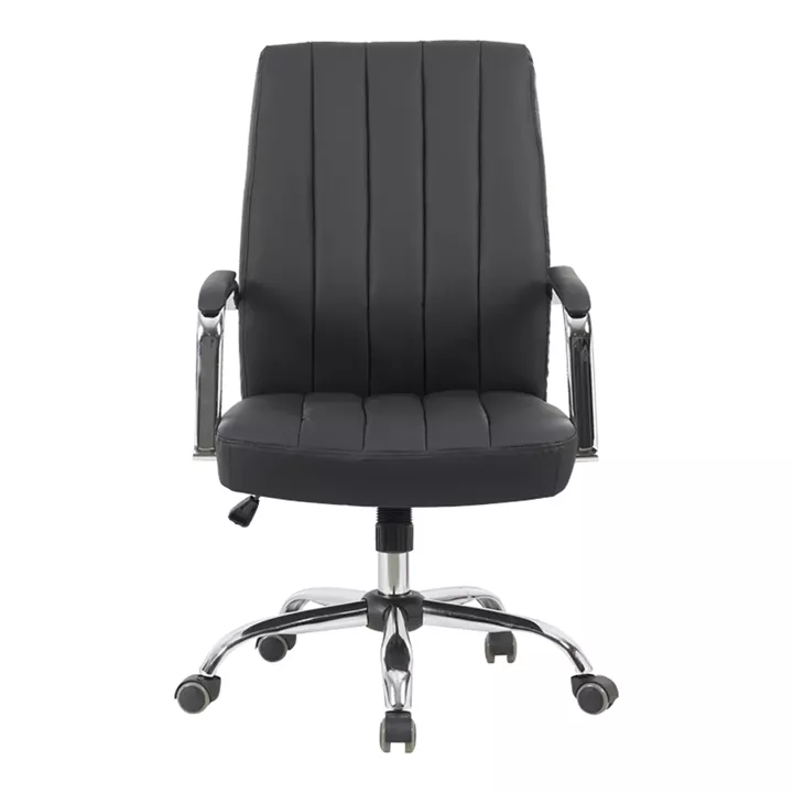 Καρέκλα γραφείου διευθυντή Mido pakoworld pu μαύρο 58x71x100-106εκ
