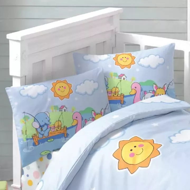 Beauty Home Ζεύγος μαξιλαροθήκες βρεφικές Art 5610 35x45 Γαλάζιο