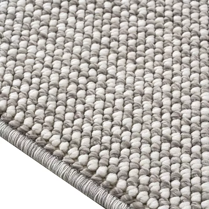 Beauty Home Πατάκι Rustic Art 9335 67x140 Λευκό,Γκρι