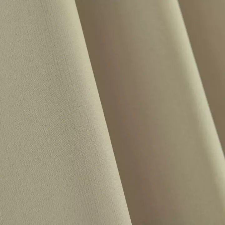 Beauty Home Κουρτίνα Full Blackout σκίασης με 8 κρίκους Soft Art 8391 Beige 140x270 Άμμου