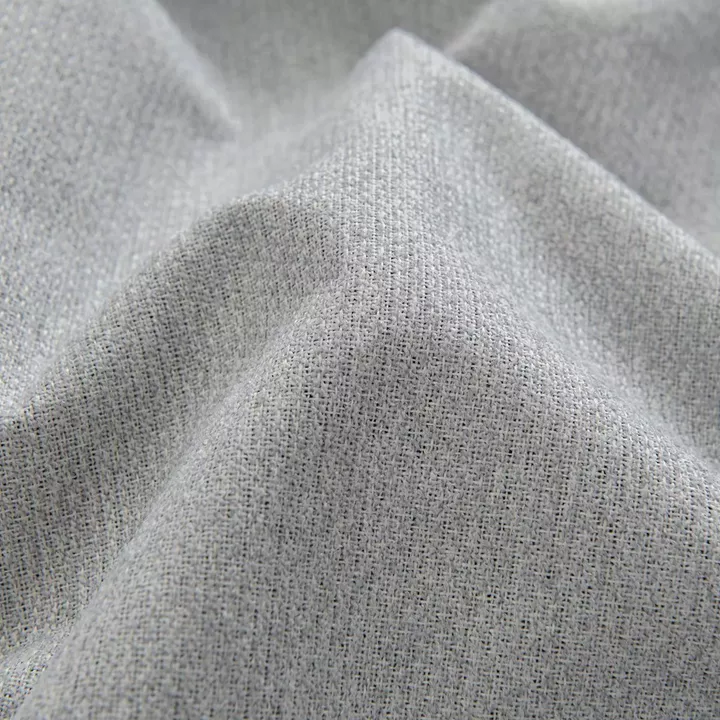 Beauty Home Κουρτίνα Full Blackout σκίασης με 8 κρίκους Elite Art 8392 Light Grey-Νο3 140x270 Ασημί