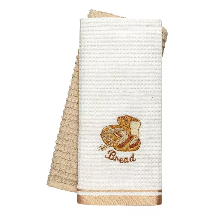 Beauty Home Ποτηρόπανα σετ 2τμχ Ladybug Art 8816 40x60 Γκρι