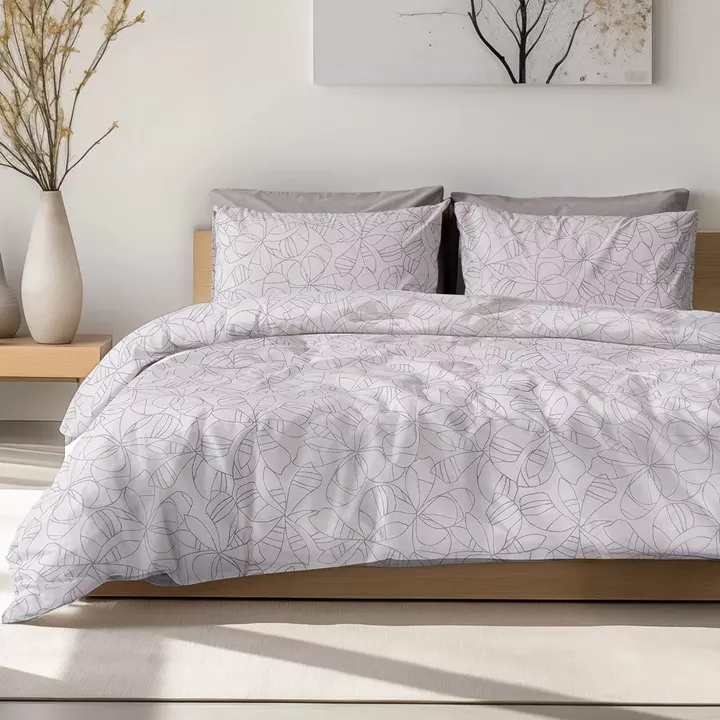 Beauty Home Σετ σεντόνια υπέρδιπλα με λάστιχο Odet Art 12250 170x200+30 Μπεζ