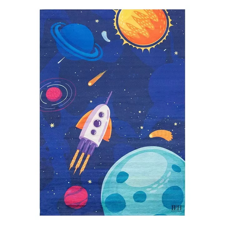 Beauty Home Χαλί παιδικό Fun Art 9549 135x180 Μπλε