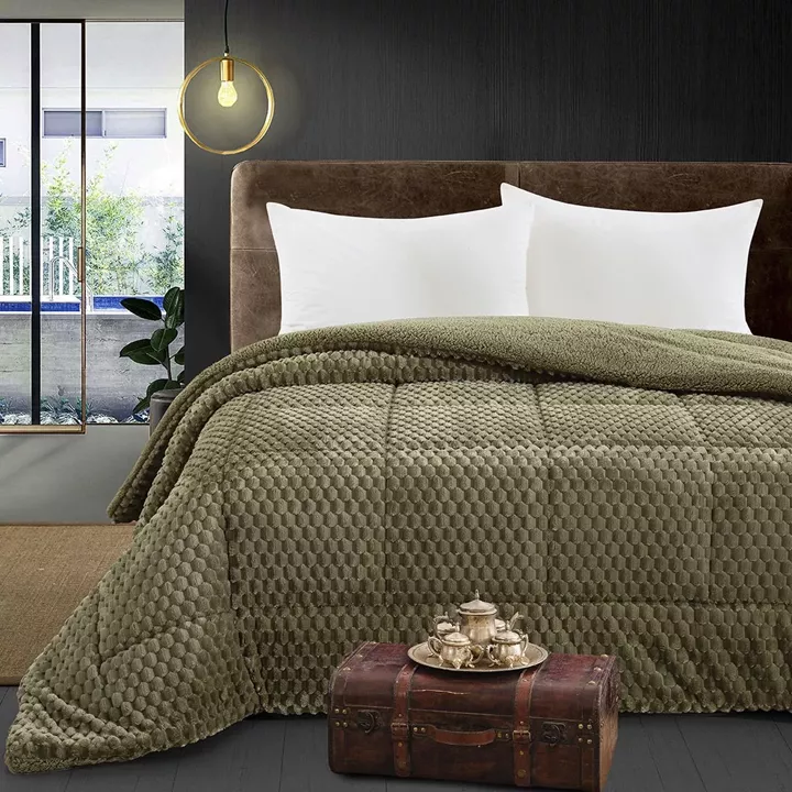 Beauty Home Κουβερτοπάπλωμα μονό Art 12652 160x240 Λαδί