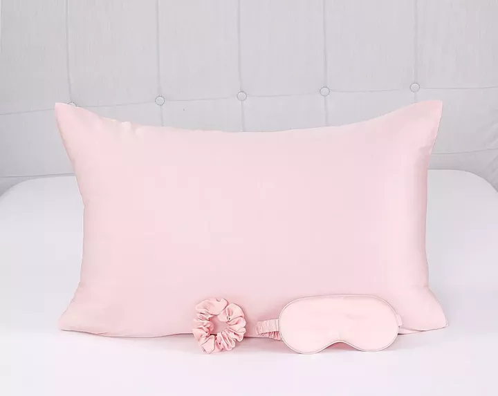 Beauty Home Σετ ομορφιάς ύπνου 3τμχ Art 7007 100% Tencel - Ροζ