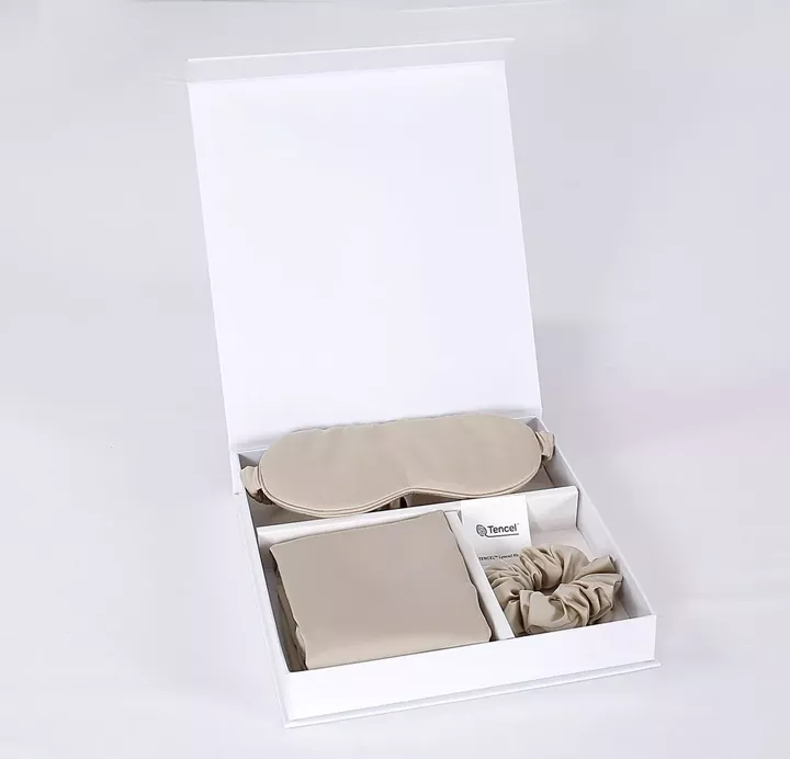 Beauty Home Σετ ομορφιάς ύπνου 3τμχ Art 7008 100% Tencel - Μπεζ