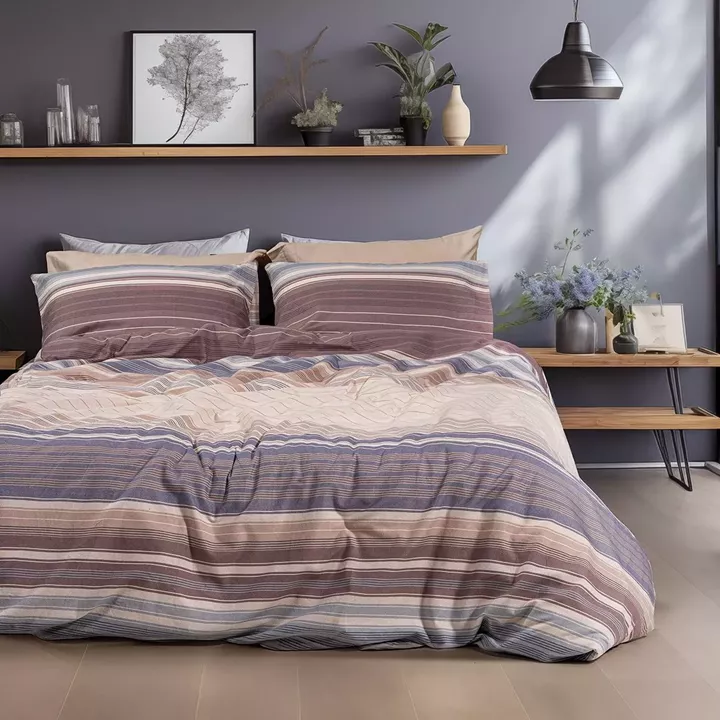 Beauty Home Σετ σεντόνια φανελένια King Size Dali Art 12332 270x260 Μπεζ