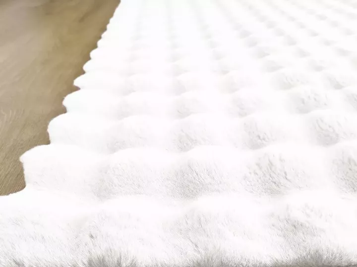 Beauty Home Πατάκι Bubble Art 9661 67x140 Λευκό